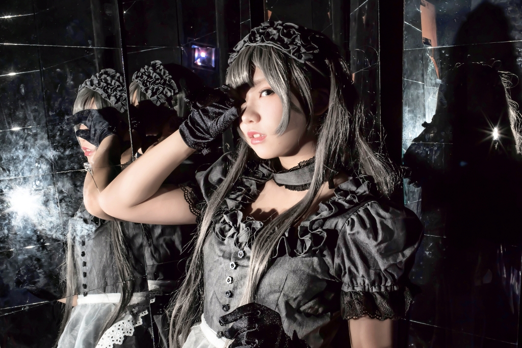 Rabbit play pictorial - black maid(33)